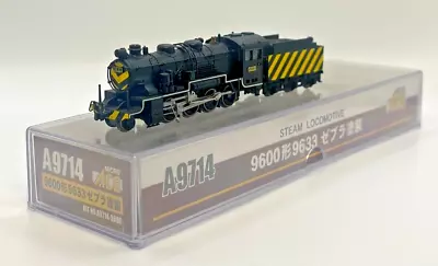 N Scale Micro Ace A9714 Steam Locomotive 2-8-0 With Tender Original Box • $319.99