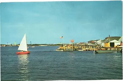 $4.48 • Buy Boating & Fishing In Bonita Causeway, Brigantine, Cape May, New Jersey Postcard
