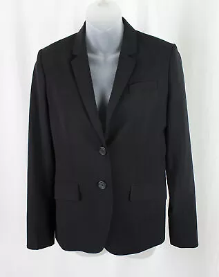 J.Crew 1035 Women's Black Bi Stretch Blazer Jacket Size 2 • $33.15