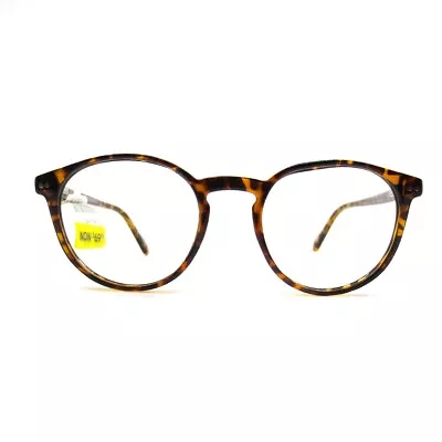 MP 20206 Brown Tortoise Round Eyeglasses Frames 49[]20-145 Mm • $39.99