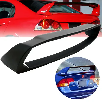 Mugen Style RR Rear Trunk Spoiler Wing Unpainted For 06-11 Honda Civic Sedan • $54.56