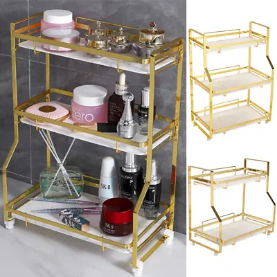 3Tier Makeup Storage Box Free Stand Cosmetic Organizer Shelf Holder Perfume Rack • £12.95