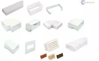 £8.90 • Buy Flat Rectangular Ducting 150x70 Extractor Ventilation Heat Recovery Fan