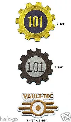 Vault 101 Patch Set  - Game121-23 • $14.99