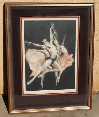 G.H. ROTHE Color Mezzotint MYTH Ballet Dancers 1978 185/200 Retail $16500.00 • $1015