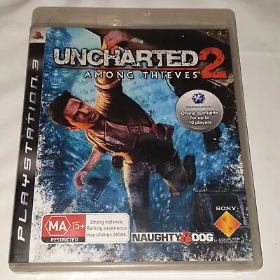 Uncharted 2 : Among Thieves PS3 / Playstation 3 - Complete W/ Manual FREE POST  • $8.99