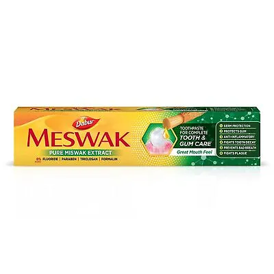 Dabur Meswak Pure Miswak Extract Complete Tooth & Gum Care Toothpaste 200gm • £17.74