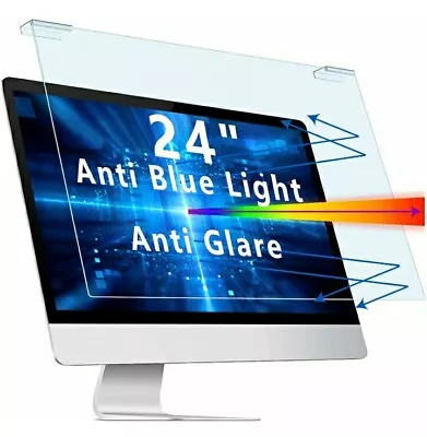 Blue Light Screen Protector For 24 Inch Monitor Anti Glare Computer Screen • $20