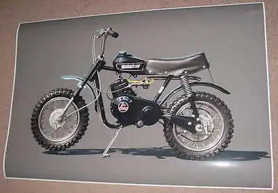 1971 RUPP BLACK WIDOW MINIBIKE MOTORCYCLE POSTER PRINT STYLE B 16x24 9 MIL PAPER • $25.95
