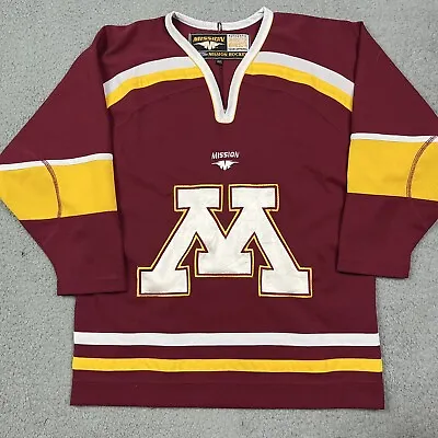 Minnesota Golden Gophers Hockey Jersey Maroon Size YOUTH M/L • $27.95