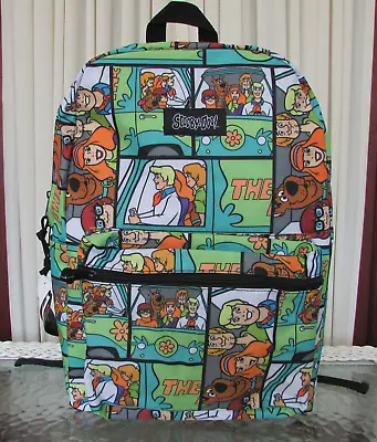 Scooby Doo Mystery Machine 17  Backpack WB Full Size School Bag NWT • £38.88