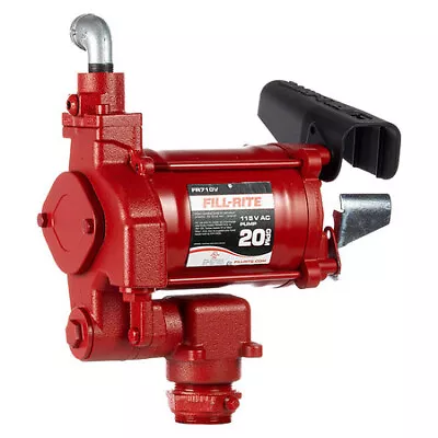 Fill-Rite Fr710vn Fuel Transfer Pump 115V Ac 20 Gpm Max. Flow Rate  1/3 Hp • $692.99