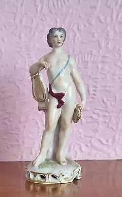 Antique French Paris Porcelain Figurine Of Young Nude Man By Samson • £90