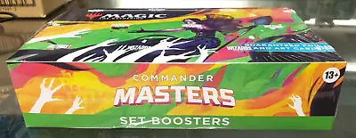 Magic The Gathering Commander Masters Set Booster Box SEALED - NEW • $300