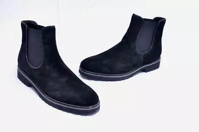 GABOR Suede Rubber Soled Black Booties • $85