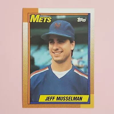 1990 Topps Jeff Musselman #382 New York Mets Baseball Card • $1.49