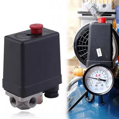 Air Compressor Switch Heavy Duty Control Pressure 90PSI-125PSI Valve 20A • $16.99