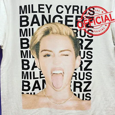 New Miley Cyrus Bangerz 2014 Tour T-Shirt Cotton Men All Size Shirt 1N3652 • $16.99