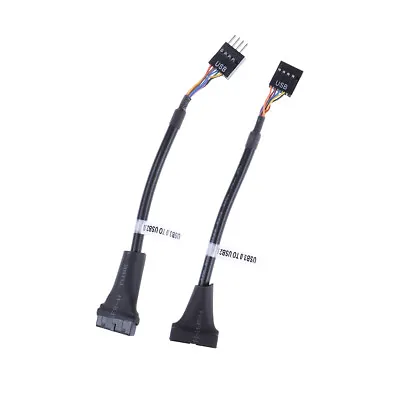 USB 3.0 20 Pin Motherboard Header To Usb 2.0 9 Pin Adapter Converter Cable XK • £5.29