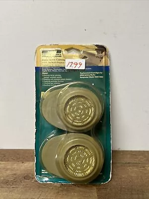 MSA SAFETY WORKS Respirator Replacement Two Cartridges 817667 Unopened OSHA • $16.90