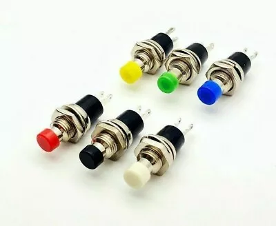 6Pcs 7mm Mini Momentary On/Off Lockless Micro Push Button SPST Switch 1NO / 1NC • $8.09