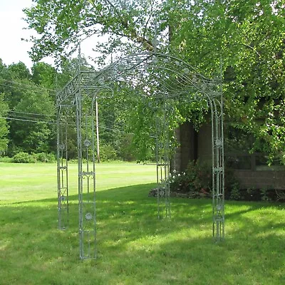 10.5 Ft. Tall Square Metal Garden Gazebo   Mahekal  • $2495