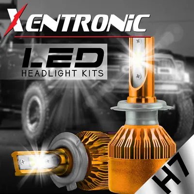 XENTRONIC H7 388W 38800LM LED Headlight Kit High Low Beam Bulbs CREE 6500K • $19.89