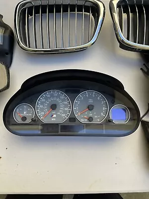 BMW 2001-2006 E46 M3 SMG Instrument Cluster Gauge Odometer Speedometer Mph OEM • $385