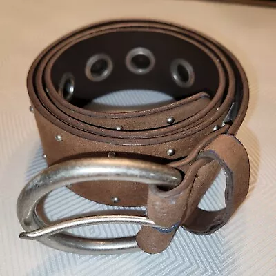 1.75  Brown Leather Medieval Ring Belt SCA Cosplay LARP Pirate  • $34.99