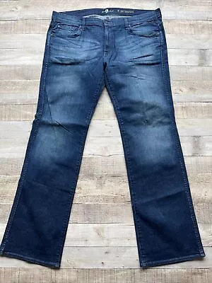 7 For All Mankind A Pocket Jeans Mens 40x36 Bootcut Stretch • $38.74