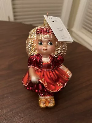 Christopher Radko Marie Osmond Adora Belle Christmas Doll Blown Glass Ornament • $129.99