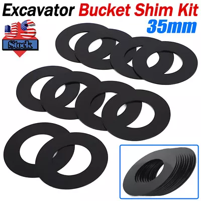 Bucket Shims Kit For 35mm Pins Excavator And Skid Steer Cat Bobcat Deere Komatsu • $11.99