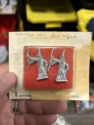 Heritage/Fantasy Metal Miniatures 1301 Good Wizards (FF1 ) D&D LOTR Vintage Rare • $18.99