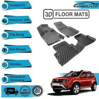 3D Molded Interior Car Floor Mat For Dacia Duster 2WD 2010-2017(Black) • $94.90
