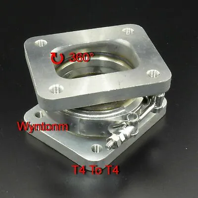 T4 To T4 Turbo Inlet V Band Stainless Steel Rotation Conversion Adapter Flange • $61.85