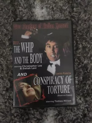 The Whip And The Body & Conspiracy Of Torture (Mario Bava & Fulci OOP DVD) • £11.99