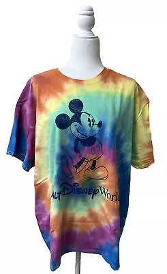 NEW Walt Disney World Mickey Mouse Shirt Tie Dye Disney Parks XL • $29.95