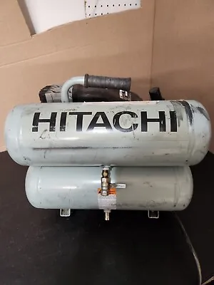 Hitachi 4 Gallon Portable Electric Twin Stack Air Compressor 135PSI Max (Non Tes • $49.50