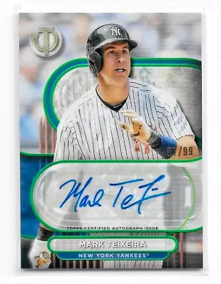 2024 Topps Tribute Mark Teixeira Green Tribute NY Yankees Autograph /99 • $25