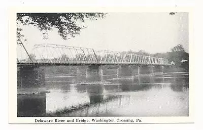 PA Washington Crossing Pennsylvania Delaware River Bridge Bucks County Mercer NJ • $2