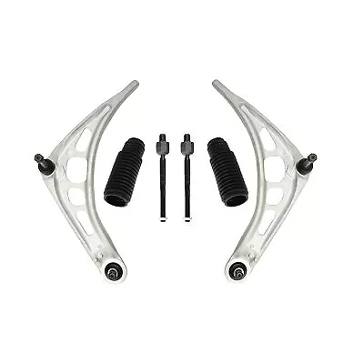 6 New Pc Suspension Kit For BMW E36 E46 3 Series Control Arms Inner Tie Rod Ends • $112.94