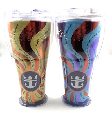 Coca Cola Royal Caribbean Cooler Travel Cup 2017 X2  • £14.99