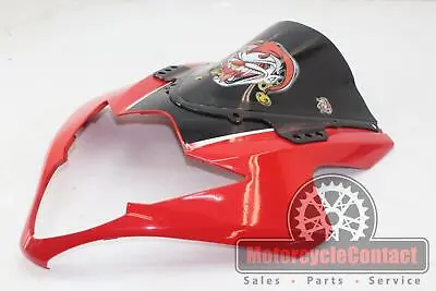 05-06 Gsxr 1000 Front Upper Nose Headlight Fairing Cowl Plastic Red *aftermarket • $75.51