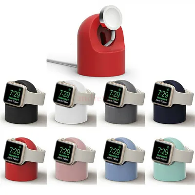 $18.11 • Buy 【Premium Silicone】Apple Watch Holder Stand Charging Dock IWatch 1 2 3 4 5 6 SE
