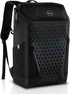Dell 17  Gaming Laptop Bag GM1720PM Black Rainbow Reflective Backpack • $114.60