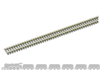 N Gauge Flexible Wooden Sleeper Track (nickel Silver Rail) Peco SL-300 - 914mm • £119.90