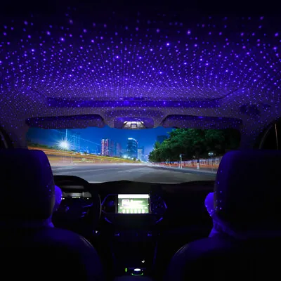 USB Car Accessories Interior Atmosphere Star Sky Lamp Ambient Star Night Light • $12.01