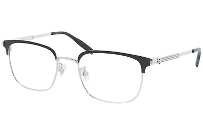 Mont Blanc Established MB0083OK 003 Eyeglasses Men's Silver/Black Optical Frame • $224.95