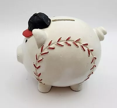 Vintage Baseball / Pig Piggy Bank / Ceramic • $19.99