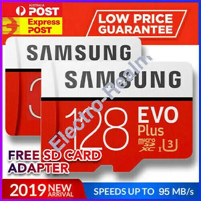 Micro SD Card SamSung Evo Plus 32GB 64GB 128GB Class 10 SDHC SDXC Memory Card HD • $6.25